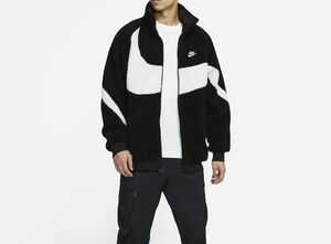 送料1350円～新品◆定価17380円◆NIKE◆ナイキ◆リバーシブル ボア ジャケット◆黒◆3XL