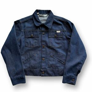 美品　Vintage 1970s 70s JC Penny Denim Jacket JCペニー　ビンテージ　デニムジャケット　セルビッチ　赤耳　キッズM 