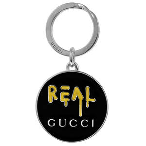 ◆GUCCI グッチ◆ キーリング キーホルダー ゴースト リアル REAL プレート メンズ レディース アウトレット 送料無料 478646-J89L0 8490