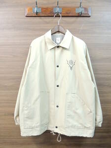 ★ S2W8 SOUTH2 WEST8 サウス2ウエスト8 Coach Jacket C/N Grosgrain グログラン コーチ ジャケット Mサイズ ベージュ KP789 ネペンテス