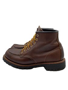 RED WING◆レースアップブーツ/US7.5/BRW/レザー/8146