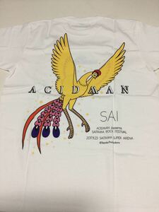 火の鳥TシャツL　ホワイト【SAI x ACIDMAN x 手塚治虫プロダクション x VILLAGE VANGUARD】長期保管・デッドストック・未着用品