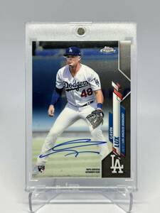 【1円スタート】2020 Topps Chrome Gavin Lux ギャビン ラックス 直筆サインカード RC Auto ルーキーカード MLB Dodgers 大谷翔平 同僚