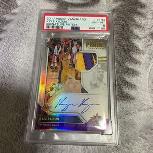 2017-18 PANINI VANGUARD KYLE KUZMA カイル・クーズマ　RPA 良パッチ　RC AUTO 99シリ　PSA8