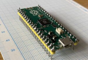 Raspberry Pi Pico ラズパイ ボード RP2040 デュアルコア ARMCortex M0+プロセッサ 133Mhz 264K RAM 2Mメモリ マイクロUSB はんだ済完成品