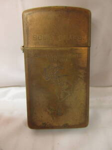 TNO10-16 SOLID BRASS(ソリッド ブラス) Zippo/ジッポ ライター COMMEMORATIVE 1932-1982 WINDY？ 真鍮製？ コレクション