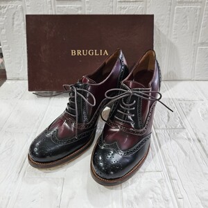 【美品】BRUGLIA　ドレスシューズ　ヒール　24.5cm　372/1　靴　ファッション　コレクション