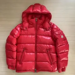 中古美品 MONCLER モンクレール MAYA マヤ 希少レッド サイズ１