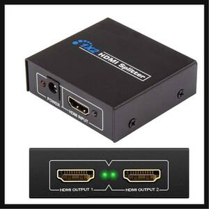 【開封のみ】ROTECK ★HDMI 分配器 1入力2出力 HDMIスプリッター HDMI 切替器 4K 30Hz HDMIセレクター 1080P 3D HDCP 対応