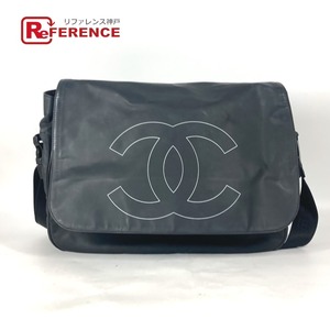 CHANEL シャネル CC ココマーク ポーチ クラッチバッグ カバン スポーツ sports セカンドバッグ ブラック ユニセックス【中古】