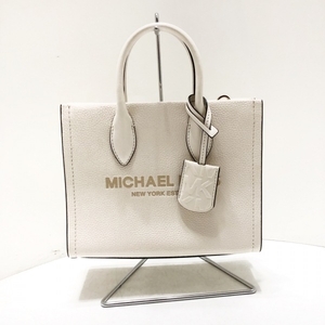 マイケルコース MICHAEL KORS ハンドバッグ 35S2G7ZC5L - レザー アイボリー×ベージュ 美品 バッグ