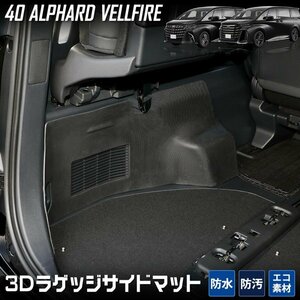 【訳あり品】 40系 アルファード 40系 ヴェルファイア 専用 ラゲッジサイド 防水 トランク 側面 トヨタ TOYOTA スポーツマット 送料無料!