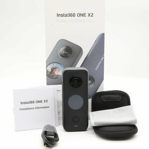 【ほぼ新品】Insta360 ONE X2 アクションカメラ 防水機能 国内正規品 国内発送 black