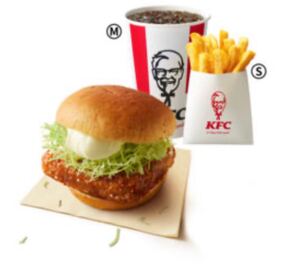 ケンタッキーフライドチキン KFC 和風チキンカツバーガーセット 無料引換券 2月28日まで　デジタルギフト券 クーポン