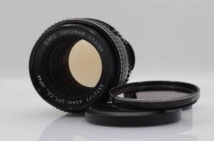 ★極上美品★ ペンタックス PENTAX SMC TAKUMAR 50mm F1.4 前後キャップ&レンズフィルター付 ★完動品★ 同梱可 #kw795