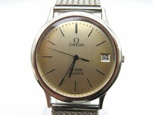 1円◆稼働◆ オメガ デビル ゴールド クオーツ ユニセックス 腕時計 N23403