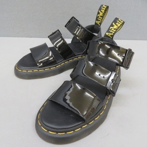 YSS3547★Dr.Martens/ドクターマーチン ストラップサンダル GRYPHON グリフォン パテントレザー エナメル UK3★A