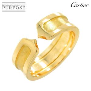 カルティエ Cartier C2 #54 リング K18 YG イエローゴールド 750 2C 指輪 Logo Ring 90232686