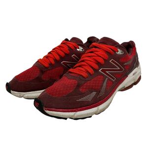 H186 New Balance ニューバランス M884 メンズ スニーカー US5 23cm レッド