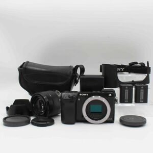 わずか980ショット■ほぼ新品■ SONY α NEX-7 ズームレンズキット ブラック NEX-7K#25001