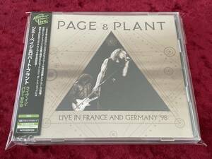 ★Alive The Live★ジミー・ペイジ＆ロバート・プラント★2CD★ライヴ・イン・パリ 1998★帯付★リマスター★JIMMY PAGE/ROBERT PLANT★