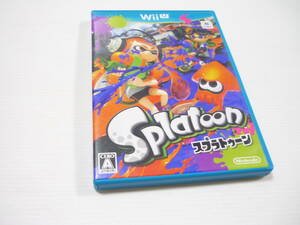 [管00]【送料無料】ゲームソフト WiiU Splatoon(スプラトゥーン) 任天堂 Nintendo
