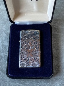 Zippo SILVER KING 5面彫り1500 Slim size 新品未使用品！