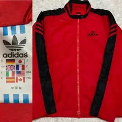 希少貴重アディダスadidasスキージャケットシングルダウンライダースレッド