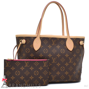 ルイヴィトン トートバッグ レディース ネヴァーフルPM モノグラム ピヴォワンヌ ポーチ付き M41245 LOUIS VUITTON 未使用品