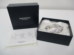 5130A　　MIKIMOTO ミキモト バッグハンガー バッグチャーム シルバーカラー 箱付