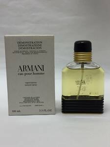 新品未使用！GIORGIO ARMANI ジョルジオ アルマーニ eau pour homme プールオム ヴァポリザター 香水 フレグランス スプレー 100ml