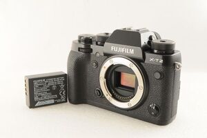 【新品級】★ショット数35回 FUJIFILM 富士フィルム X-T2 ブラック #A437