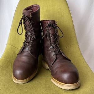 RED WING レッドウイング 半円犬タグ 95年製 815 スーパーソール レースアップブーツ 9.5EE USA製 27.5 28相当 ビンテージ レザーシューズ