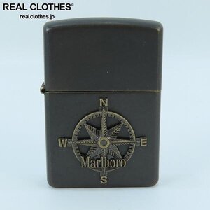 ZIPPO/ジッポー Marlboro ADVENTURE TEAM マルボロ コンパス メタル貼り 古美仕上げ 1997年製 /UPK