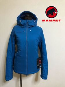 【新品】 MAMMUT マムート アウトドア レディース 中わた ジップパーカ ジャケット PERTEX 登山 防寒 ナイロン 日本サイズL 長袖 165/92A