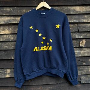 【USA vintage】sweat ALASKA 古着 スウェット トレーナー アラスカ 北斗七星 星 スター