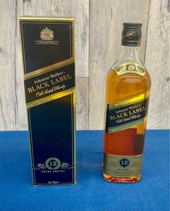 〈N3659〉 古酒　 Johnnie Walker ジョニーウォーカー ブラックラベル 12年　 エクストラ スペシャル　700ml 40度　未開栓　箱付