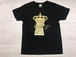 PORNO GRAFFITTI ポルノグラフィティ ROYAL STRAIGHT FLUSH 2009 邦楽アーティスト ロック グッズ 半袖Tシャツ カットソー M 黒