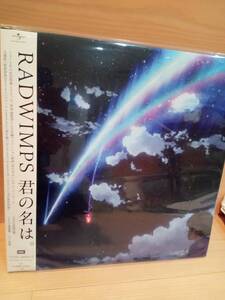 新品 君の名は LP RADWIMPS 1stプレス 黒盤