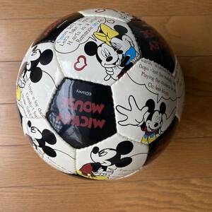 【美品】ミッキー ミニー ディズニー サッカー ボール 4号球？　mickey minnie disney soccer ball