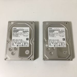 ★使用時間少なめ！動作確認済★HGST (HITACHI 日立) 3.5インチ ハードディスク 4TB HDD HDS724040ALE640 (SATA) 2台セット