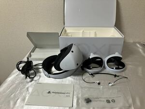 100 【美品】1円〜 PlayStation 5 プレステ VR2 バーチャルリアリティー・ヘッドセット PlayStation VR2 コントローラーセット 動作確認