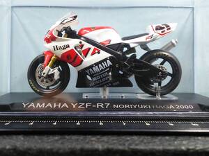 #18 本体良好 台座の文字に難点有り YAMAHA YZF-R7 2000 NORIYUKI HAGA 芳賀紀行 1/24 ヤマハ 未開封 送料410円 同梱歓迎 追跡可 匿名配送