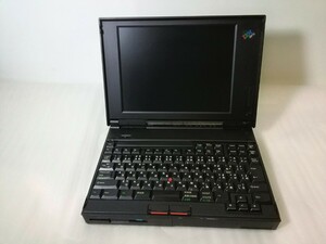 レトロパソコン　IBM ThinkPad　Microsoft　WINDOWS95　365X ノートパソコン ノートブック　電源欠品　通電未確認　【ジャンク】