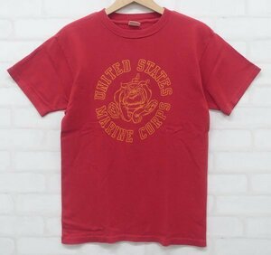 6T5602【クリックポスト対応】 リアルマッコイズ UNITED STATES MARINE CORPS 半袖リンガーTシャツ THE REAL McCOY