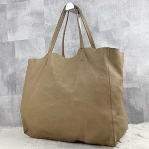 超希少品 CELINE セリーヌ ホリゾンタルカバ トートバッグ ハンド ビジネスバッグ ブリーフケース オールレザー メンズ ステッチ ロゴ型押