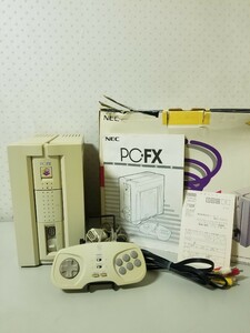 【中古品・起動確認済み/難あり・ジャンク・シリアル番号一致】◆NEC◆PC-FX 本体◆PC-FX◆外箱/説明書/ハガキ◆