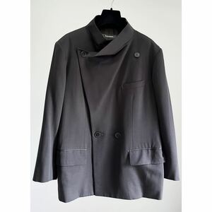 ISSEY MIYAKE 1980s DOUBLE MAO-COLLAR SUIT col.DARK GREY size.M