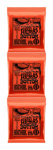 即決◆新品◆送料無料ERNIE BALL 2215×3(SKINNYTOPHEAVEYBOTTOM/メール便