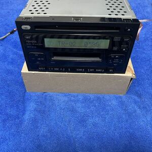 ★希少！★TOYOTA トヨタ CD/MD/チューナー 純正カーオーディオ MCT-5175 08600-00790 ST21 カルディナなど CD/MD再生確認済！